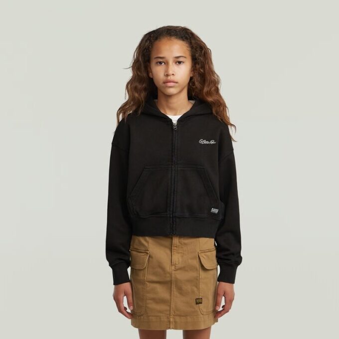 Meisjes AR Hooded Sweater Cropped