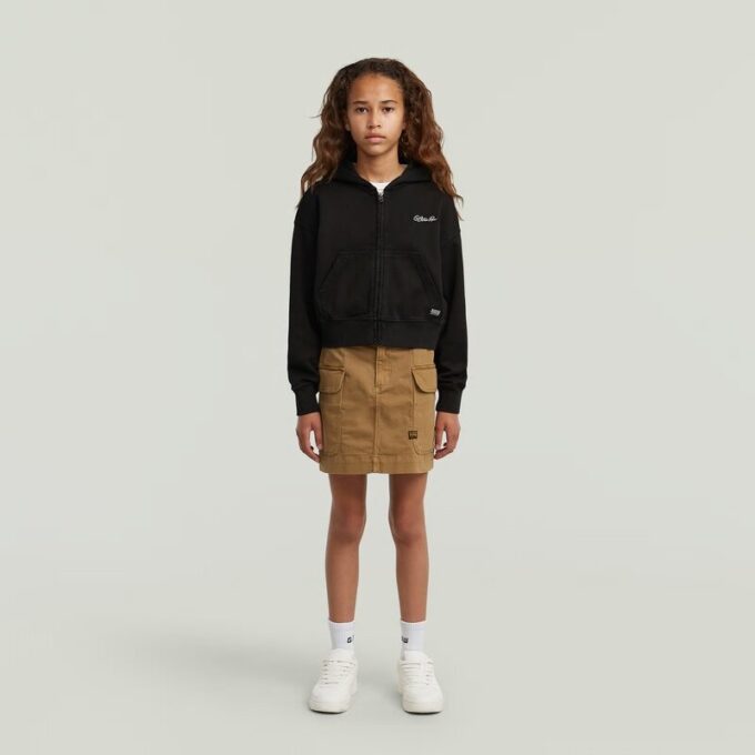 Meisjes AR Hooded Sweater Cropped
