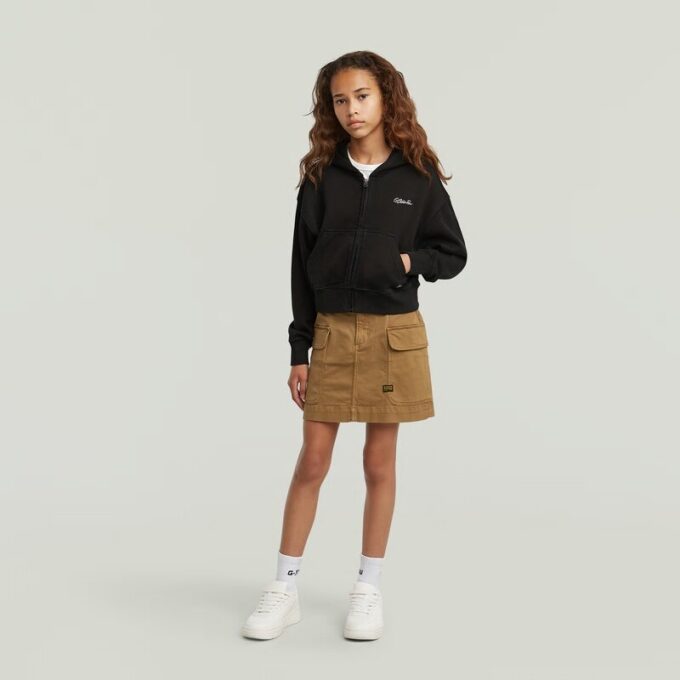 Meisjes AR Hooded Sweater Cropped