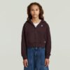 Meisjes AR Hooded Zipp Cropped Cardigan