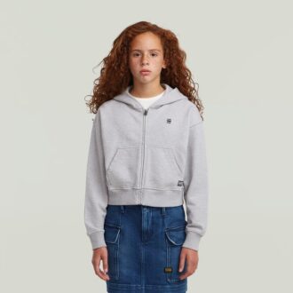 Meisjes AR Hooded Zipp Cropped Cardigan