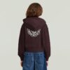 Meisjes AR Hooded Zipp Cropped Cardigan