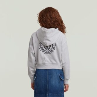 Meisjes AR Hooded Zipp Cropped Cardigan