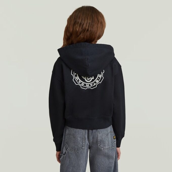 Meisjes AR Hooded Zipp Cropped Cardigan