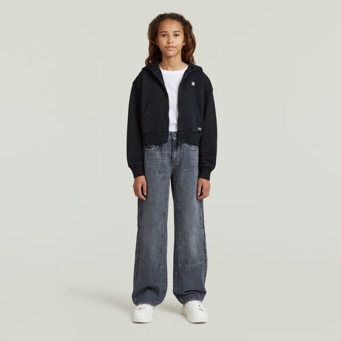 Meisjes AR Hooded Zipp Cropped Cardigan