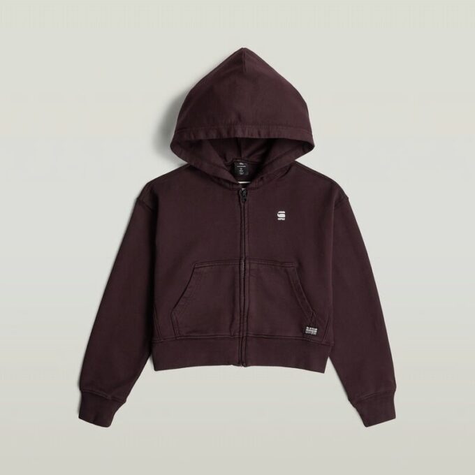 Meisjes AR Hooded Zipp Cropped Cardigan