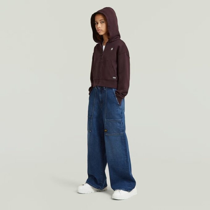 Meisjes AR Hooded Zipp Cropped Cardigan