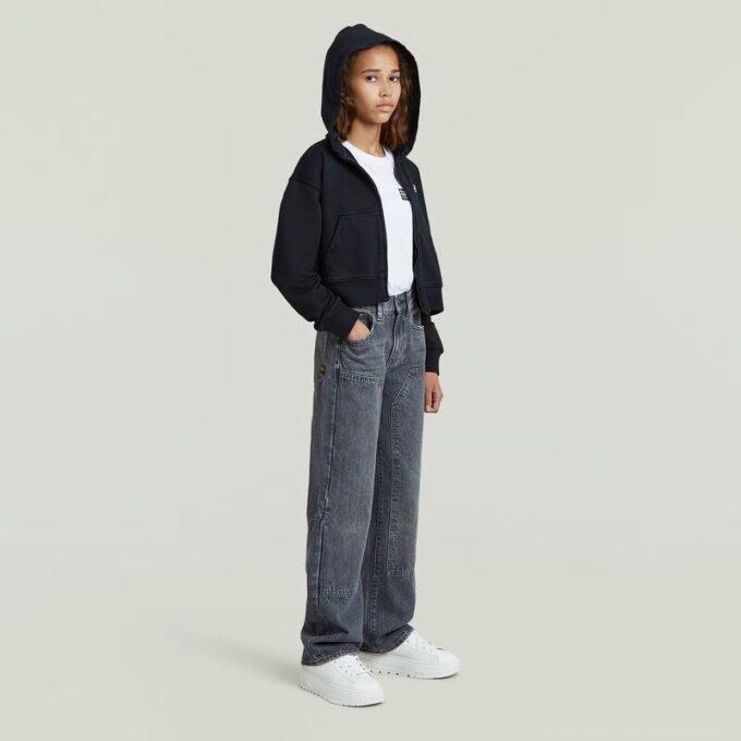 Meisjes AR Hooded Zipp Cropped Cardigan