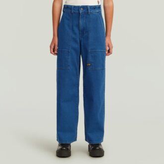 Meisjes Barrel Utility High Loose Jeans