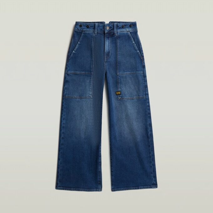 Meisjes Barrel Utility High Loose Jeans
