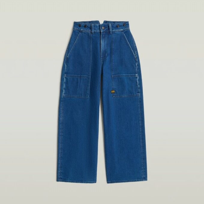 Meisjes Barrel Utility High Loose Jeans