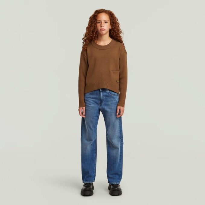 Meisjes Bowey 3D Boyfriend Jeans