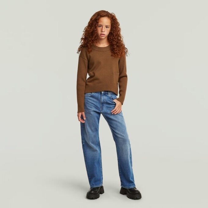 Meisjes Bowey 3D Boyfriend Jeans