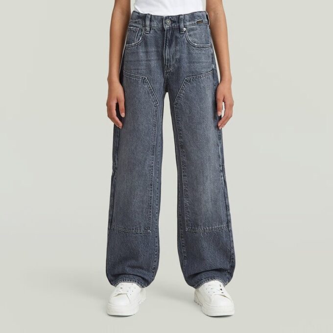 Meisjes Bowey 3D Carpenter Loose Pants Meisjes Bowey 3D Carpenter Loose Pants