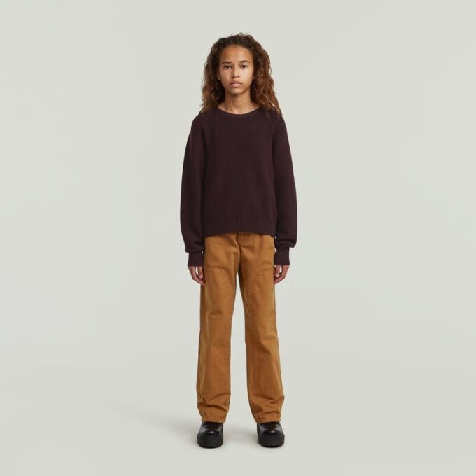 Meisjes Bowey 3D Carpenter Loose Pants