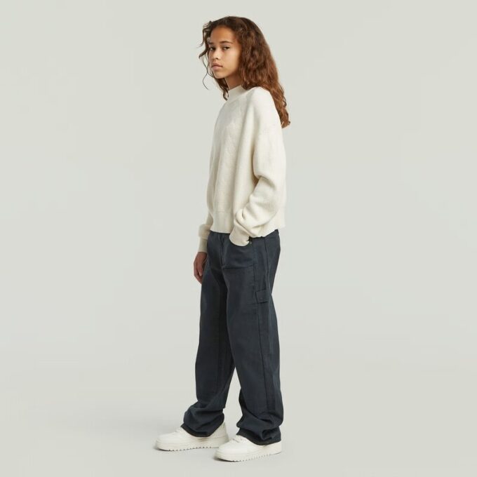 Meisjes Bowey 3D Carpenter Loose Pants Meisjes Bowey 3D Carpenter Loose Pants