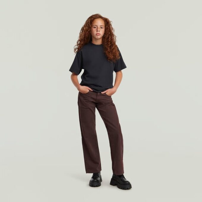 Meisjes Bowey 3D Carpenter Loose Pants Meisjes Bowey 3D Carpenter Loose Pants
