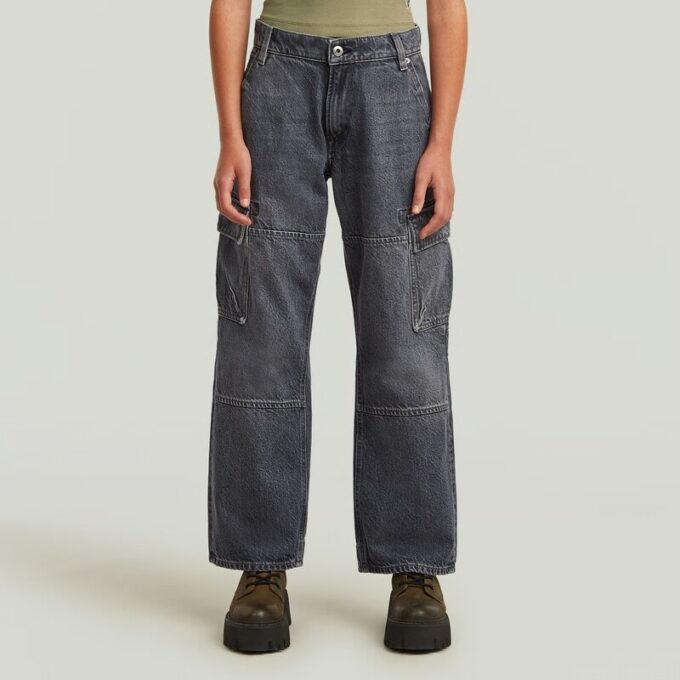 Meisjes Bowey 3D Extreme Cargo Loose Jeans Meisjes Bowey 3D Extreme Cargo Loose Jeans