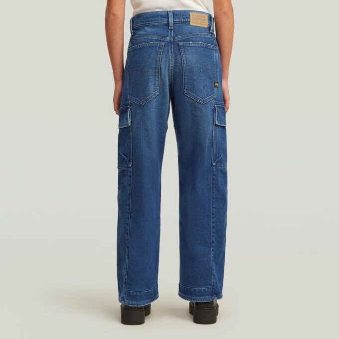 Meisjes Bowey 3D Extreme Cargo Loose Jeans Meisjes Bowey 3D Extreme Cargo Loose Jeans