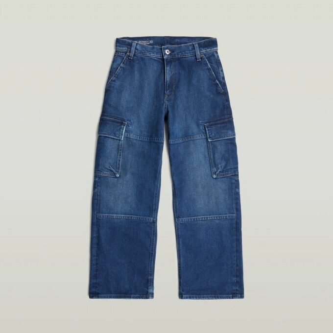 Meisjes Bowey 3D Extreme Cargo Loose Jeans Meisjes Bowey 3D Extreme Cargo Loose Jeans