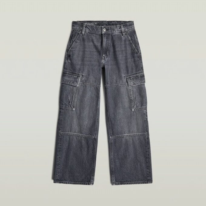 Meisjes Bowey 3D Extreme Cargo Loose Jeans Meisjes Bowey 3D Extreme Cargo Loose Jeans