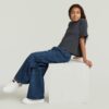 Meisjes Bowey 3D Extreme Carpenter Loose Jeans Meisjes Bowey 3D Extreme Carpenter Loose Jeans