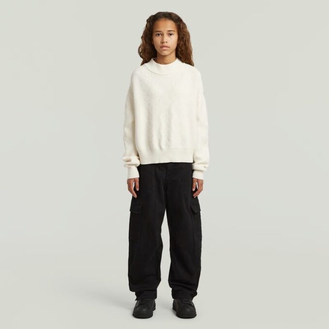 Meisjes Cargo 3D Boyfriend Pant Meisjes Cargo 3D Boyfriend Pant
