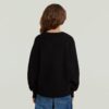 Meisjes cropped crew knit
