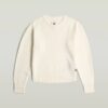 Meisjes cropped crew knit