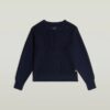 Meisjes cropped crew knit Meisjes cropped crew knit