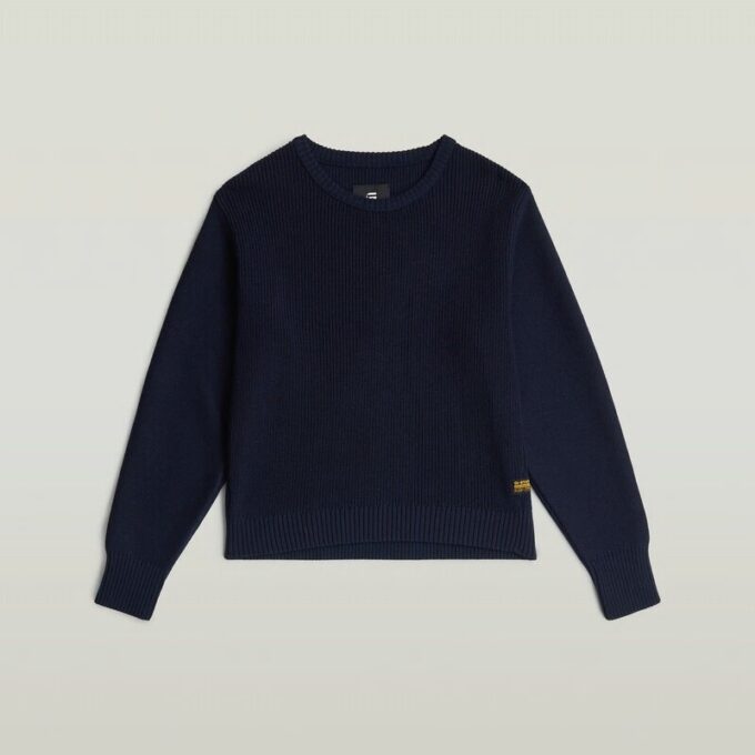 Meisjes cropped crew knit Meisjes cropped crew knit