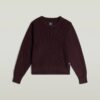 Meisjes cropped crew knit Meisjes cropped crew knit