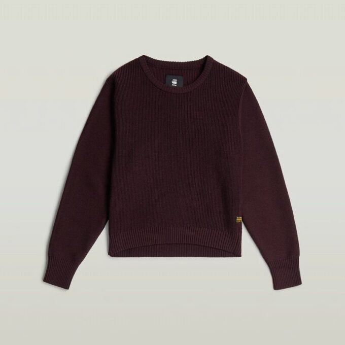 Meisjes cropped crew knit Meisjes cropped crew knit