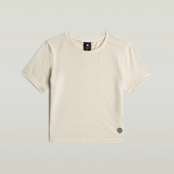 Meisjes cropped mini slim T-shirt