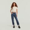 Meisjes cropped mini slim T-shirt