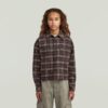 Meisjes cropped pocket shirt Meisjes cropped pocket shirt