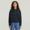 Meisjes cropped pocket shirt Meisjes cropped pocket shirt