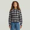 Meisjes cropped pocket shirt Meisjes cropped pocket shirt