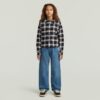 Meisjes cropped pocket shirt Meisjes cropped pocket shirt