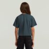 Meisjes cropped relaxed T-shirt