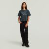 Meisjes cropped relaxed T-shirt