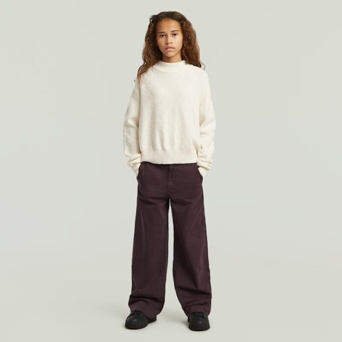 Meisjes Deck 2.0 Hoge Losse Chino