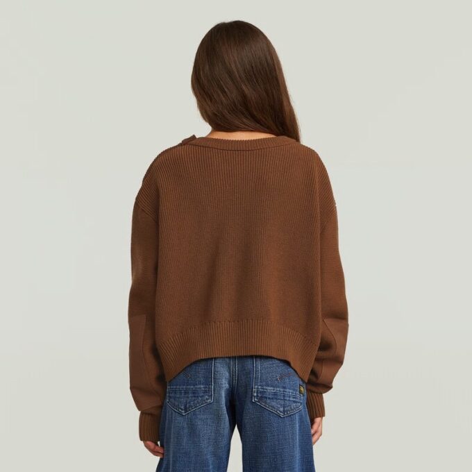 Meisjes Fisherman Crop Knit