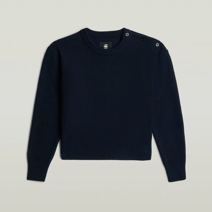 Meisjes Fisherman Crop Knit