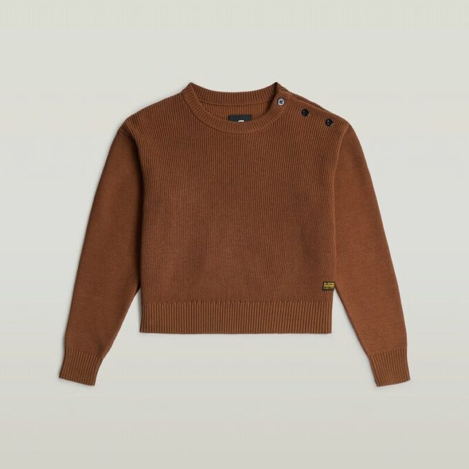 Meisjes Fisherman Crop Knit