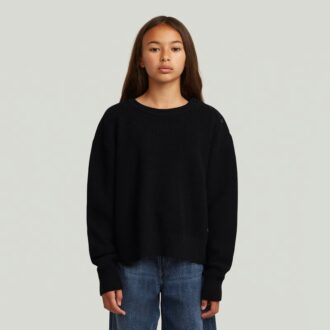 Meisjes Fisherman Crop Knit Cardigan