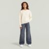 Meisjes Fisherman Crop Knit Cardigan