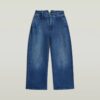 Meisjes geplooide barrel chino losse jeans Meisjes geplooide barrel chino losse jeans