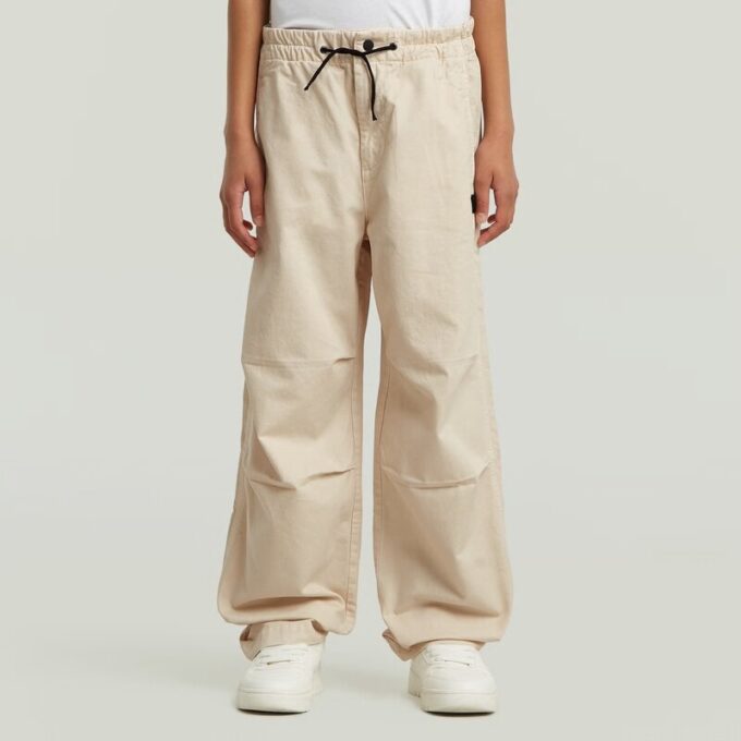 Meisjes gezellige natuurlijke broek Meisjes gezellige natuurlijke broek