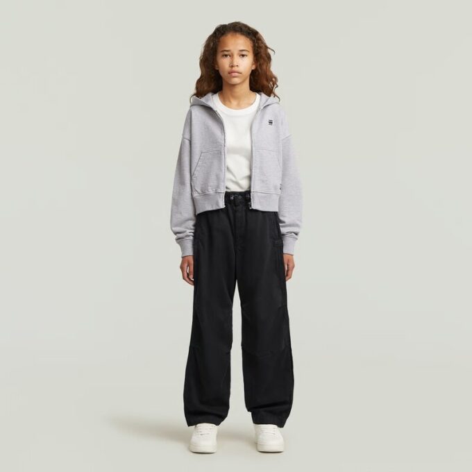 Meisjes gezellige natuurlijke broek Meisjes gezellige natuurlijke broek